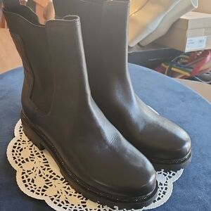 DKNY Black Ankle Booties